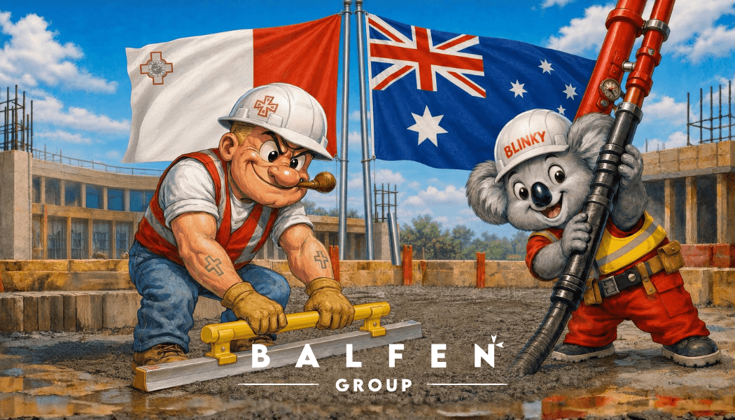 Balfen business card — front