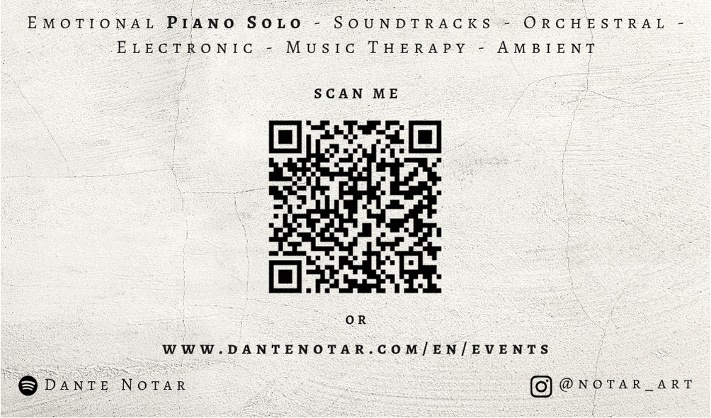 Dante business card — back