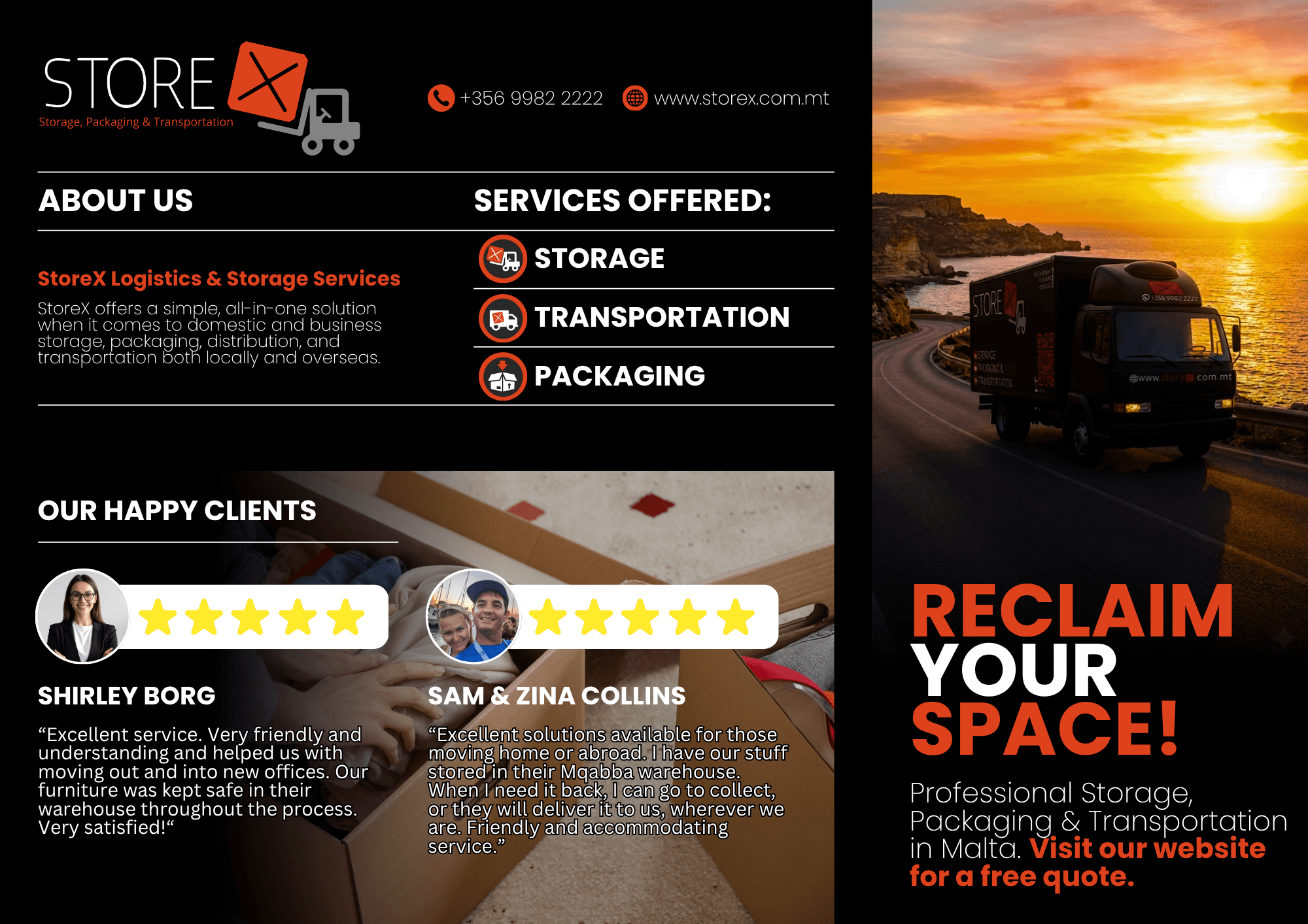 StoreX — Trifold Brochure — 1