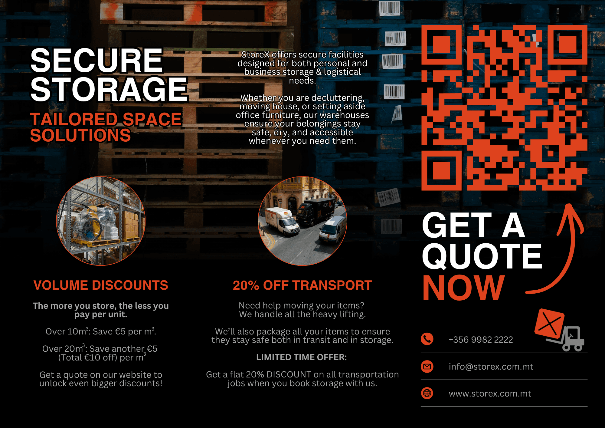 StoreX — Trifold Brochure — 2