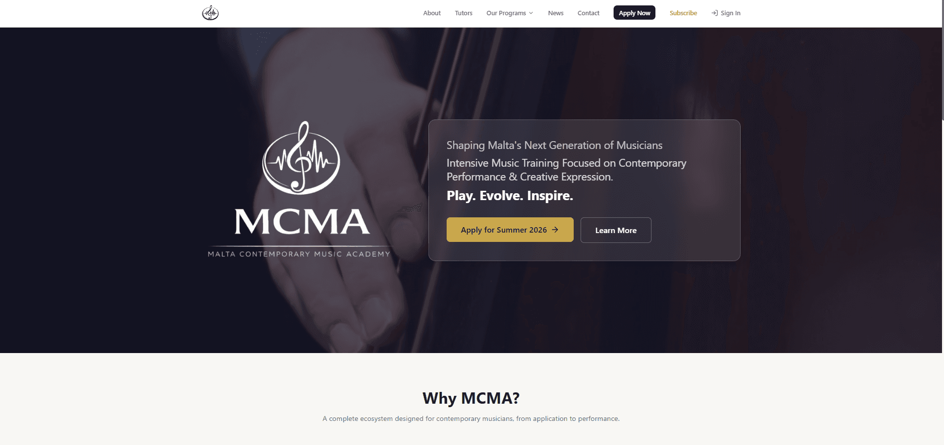 MCMA screenshot